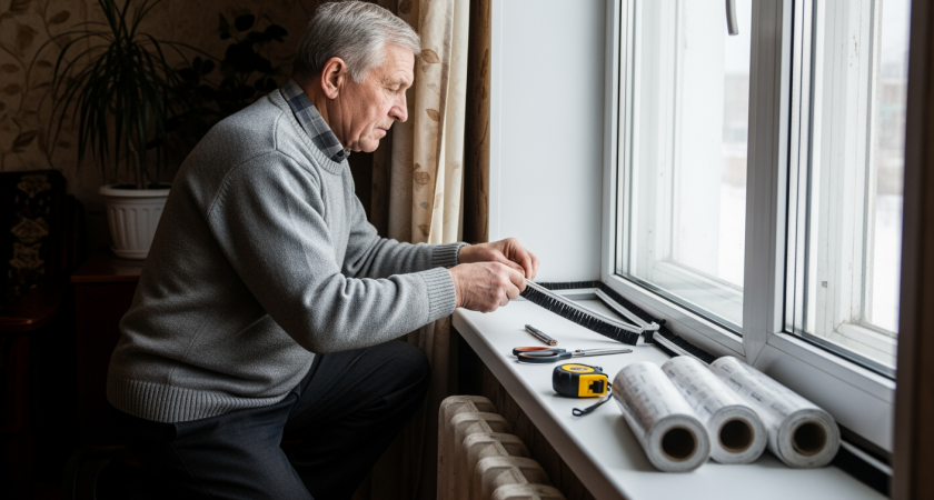 Простой трюк с окном избавил от холода в доме – подоконник как батарея, и ни одного сквозняка