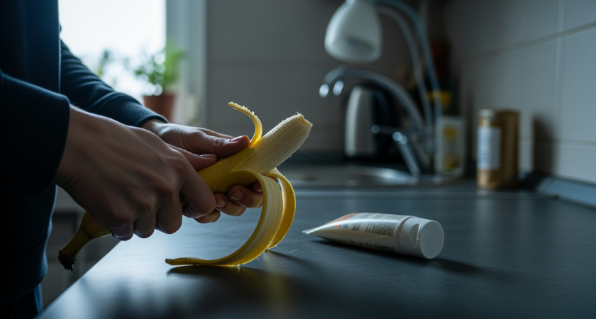 Кожуру банана солю и складываю — этой зимой лентяям завидуют все соседи: хитрость, которая упростит вашу жизнь