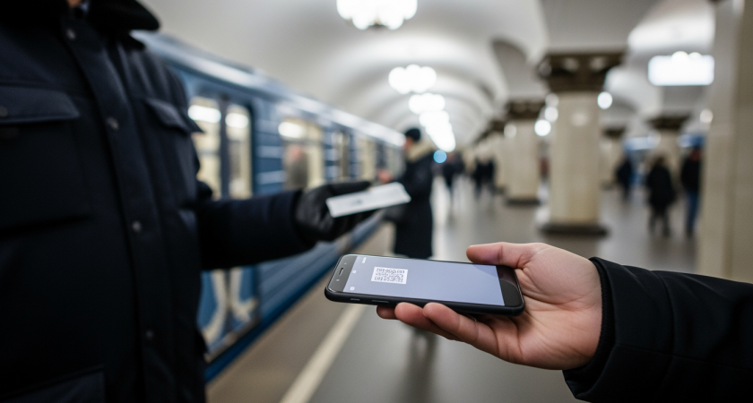 «Как в аэропортах»: в петербургском метро проверяют телефоны пассажиров из-за угроз диверсий