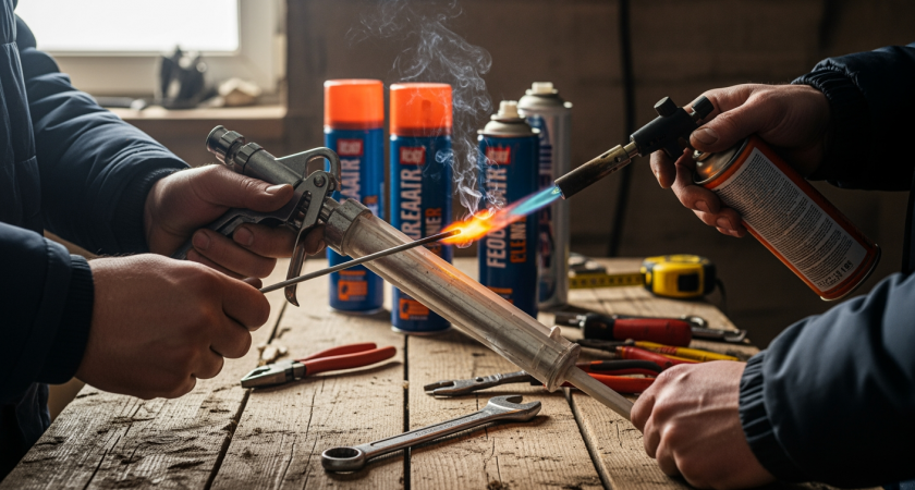 Простой трюк от профессионала позволит вашему пистолету для монтажной пены служить годами без замены и засоров