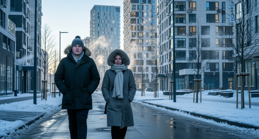 Москва повысила температуру теплоносителя в сетях из-за резкого похолодания