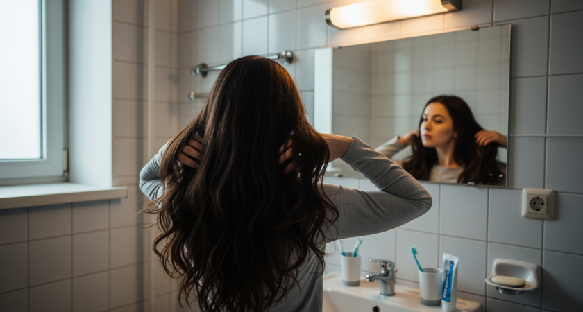 Бабушкин рецепт с обычным продуктом из холодильника: мои волосы стали гуще за 2 недели без дорогих средств