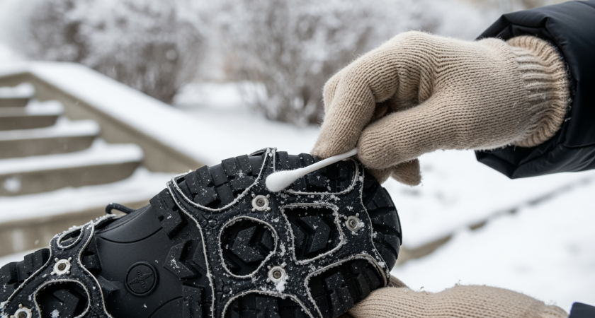 Дедовский способ с обычной ваткой превращает любую обувь в нескользящую даже на зимнем льду на весь сезон
