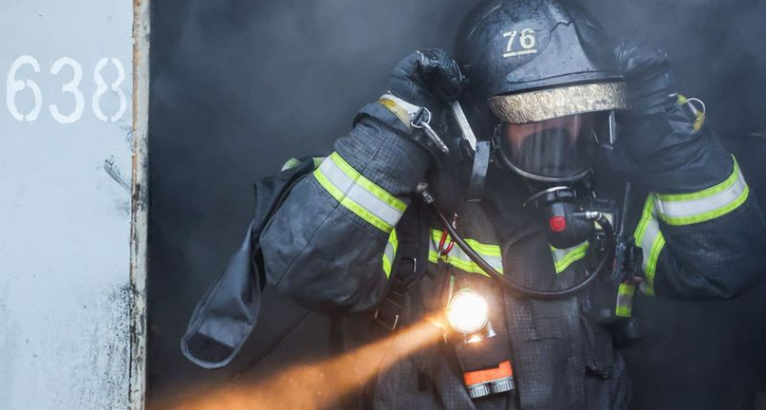 20 единиц техники и пожарные поезда брошены на борьбу с огнем после схода вагонов в Тамбовской области