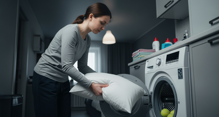 Клещи в ужасе, грязь в бегах: секретный метод стирки подушек для идеальной пышности наполнителя