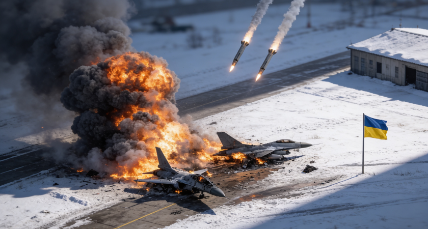 «Щепки от авиабазы»: Российские ракеты нанесли сокрушительный ночной удар по ВСУ в ответ на Белгород