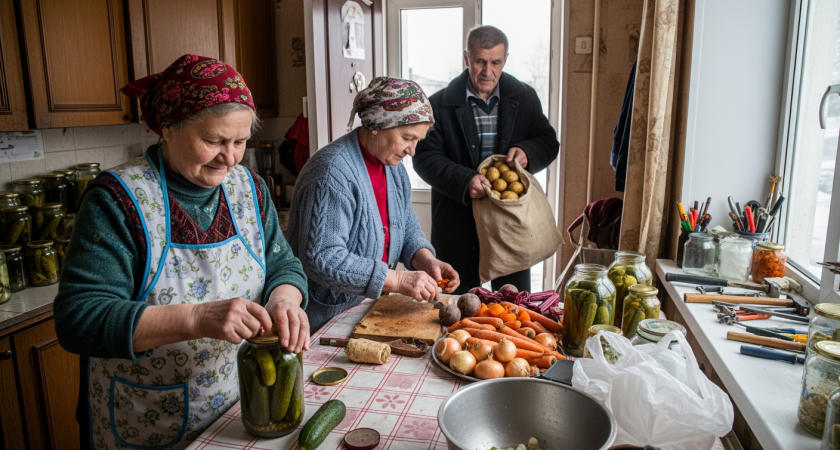 Иностранец из Германии не может понять странные привычки русских бабушек и дедушек на пенсии