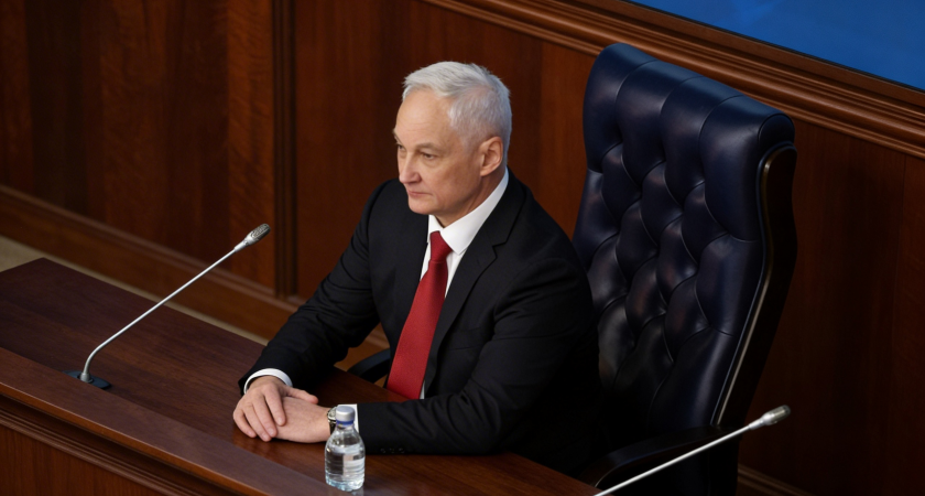 Белоусову показали секретный мобильный комплекс связи и передатчики помех против вражеских дронов