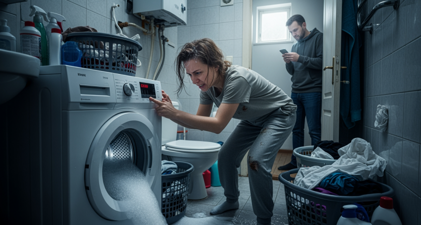 Роковая ошибка с запретной кнопкой на стиралке едва не стоила мне техники и как я нашла спасение в последний момент
