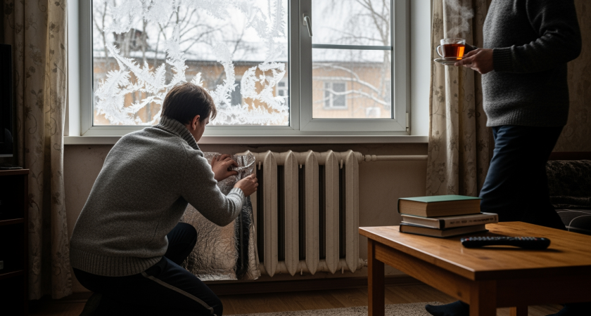 Простой трюк с алюминиевой фольгой согреет промерзший дом быстрее батареи даже в лютые холода