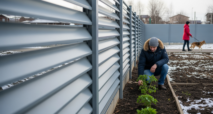 Турецкая хитрость для идеального соседства: забор, через который солнце светит, но любопытные глаза не проникают