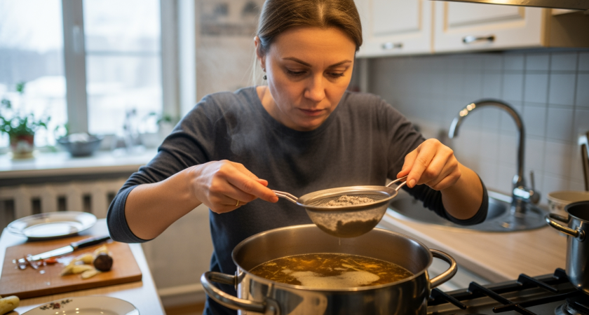 Темная пена при варке мяса — простой секрет шеф-поваров, который изменит вкус ваших блюд навсегда