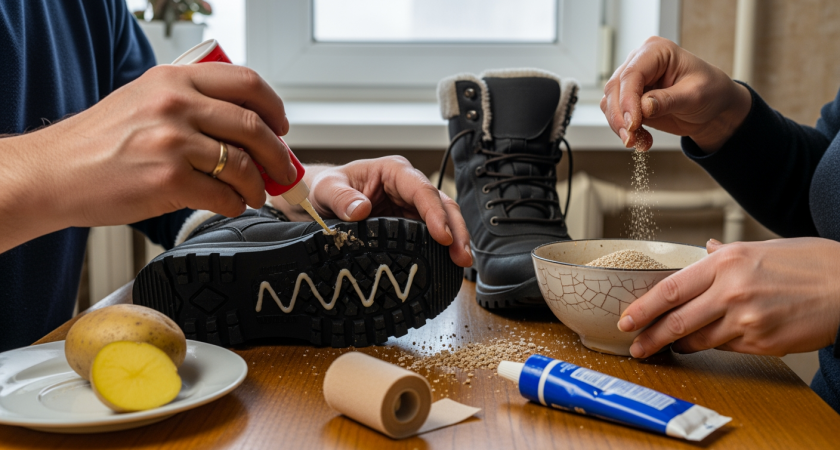 Забытая хитрость наших дедов для зимней обуви заставит вас забыть о страхе перед гололедом раз и навсегда