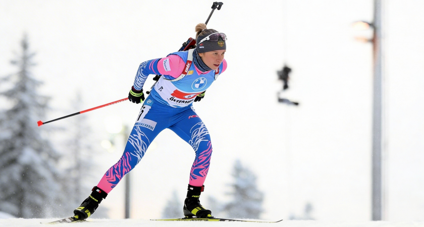 Резцова и Шевченко взяли золото в командном спринте, преодолев 8 штрафных кругов на этапе Кубка Содружества