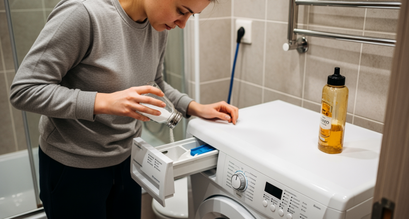 Копеечная хитрость с солью в стиралке меняет качество белья и заставляет соседок просить ваш секрет чистоты