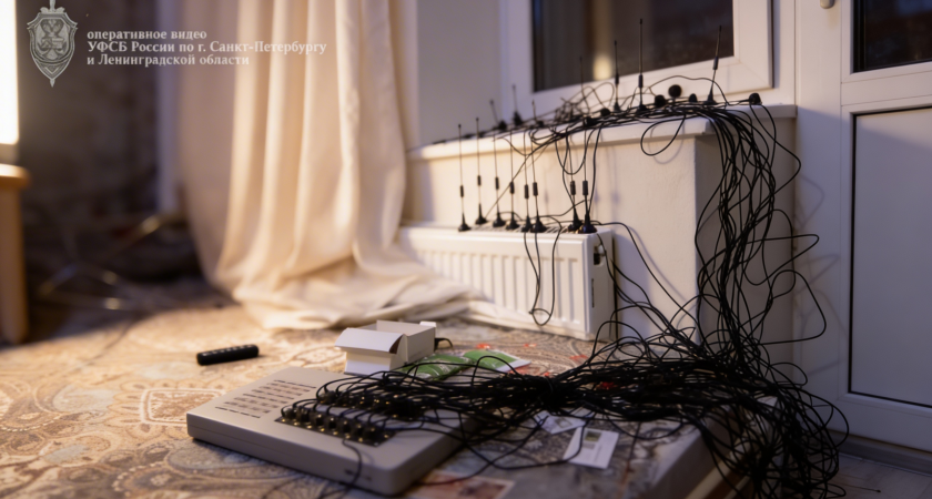 ФСБ ликвидировала преступный узел связи: двое петербуржцев помогали украинским мошенникам обманывать россиян через сим-бокс