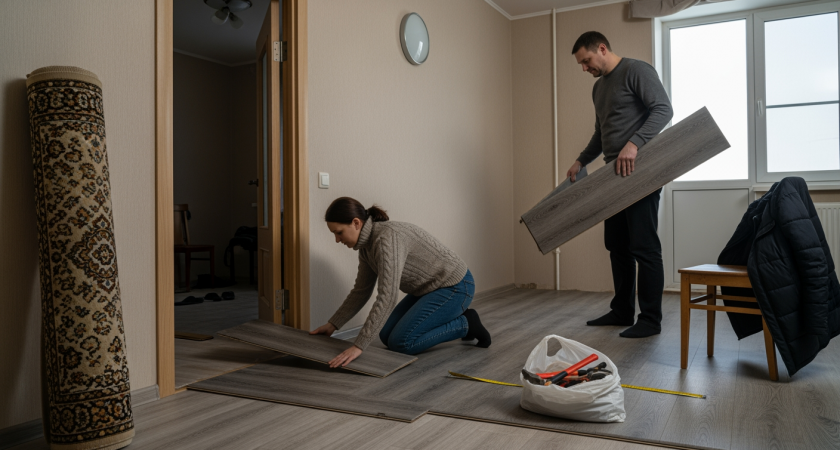 Забудьте про скучный ламинат и дорогой паркет — мастера раскрыли секрет вечного пола, который стоит копейки и служит десятилетиями