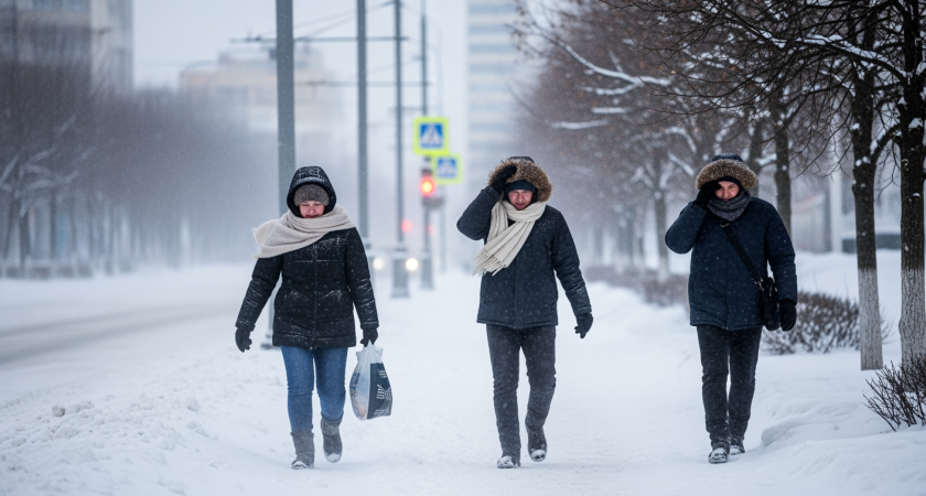 Метель с ветром до 13 м/с: 19 февраля южное побережье Сахалина накроет непогода