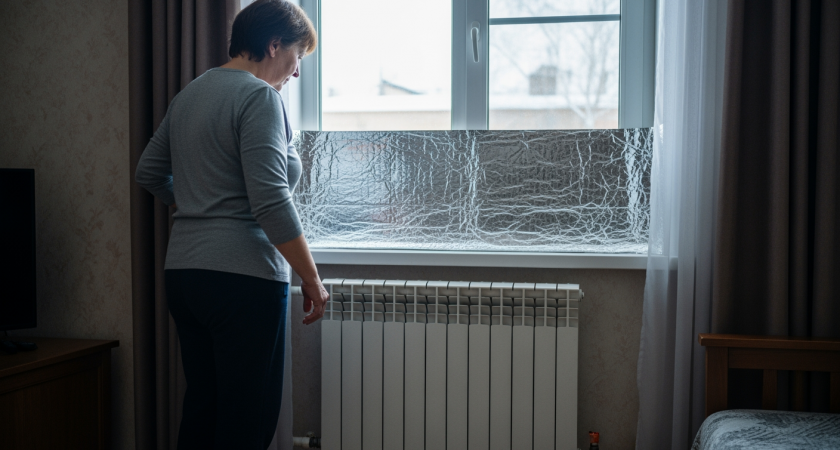 Копеечный трюк с фольгой, который превращает ледяной дом в теплое гнездышко даже в лютые морозы