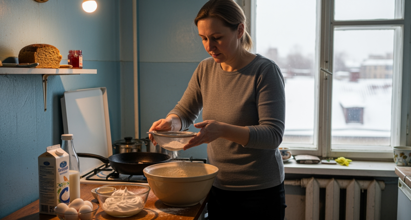 Бабушкины хитрости для блинов с кружевными краями и пышной серединкой, от которых домашние попросят добавки