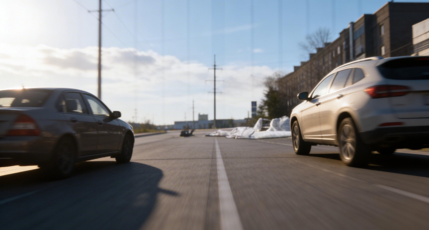 Объект с парашютом рухнул у техникума в Армавире: жилой район оцепили из-за угрозы взрыва