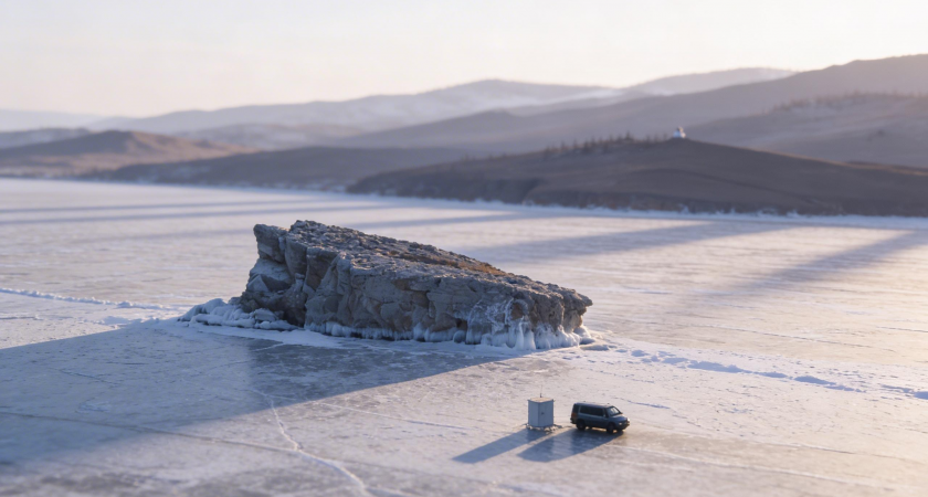 Трагедия у мыса Хобой: автомобиль с иностранными туристами ушел под лед Байкала, выжил лишь один