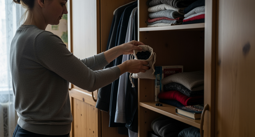 Забытый советский метод с копеечным средством мгновенно освежит застоявшийся запах в шкафу и продлит жизнь одежде
