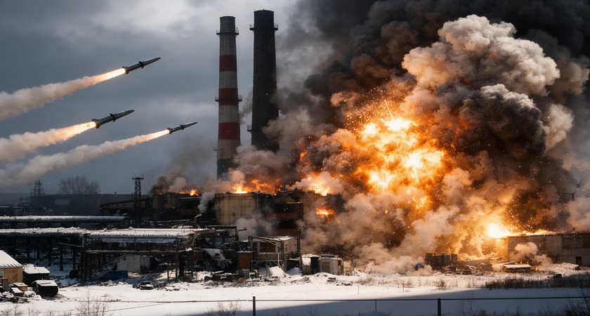 Огненный шторм в Лозовой: мощным ударом российской армии уничтожена самая большая котельная города