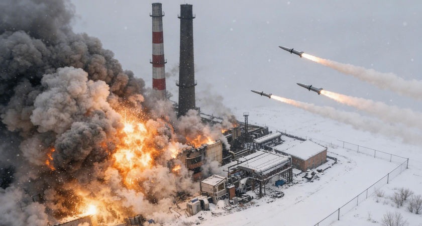 Столбы огня до неба: мощным ударом в Лозовой стерта с лица земли крупнейшая котельная