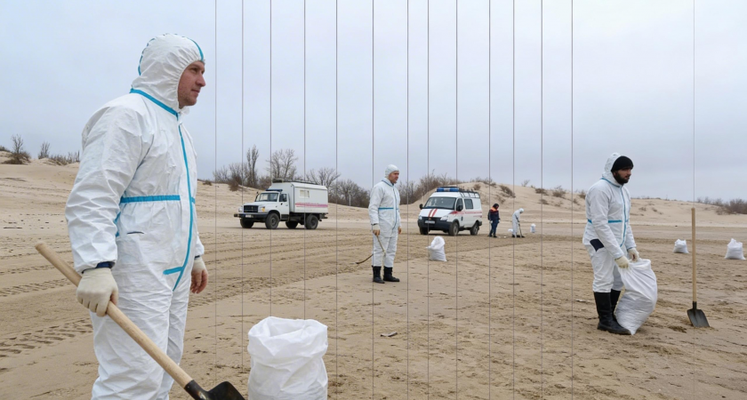 Черное море вернуло «грязное прошлое»: шторм поднял старый мазут на пляжи Анапы и Веселовки