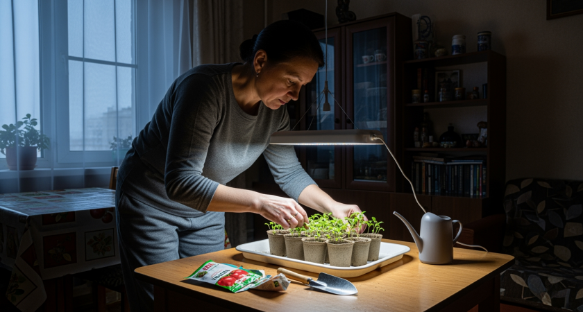 Мои соседи ахнули когда увидели мои первые всходы в марте — секретный список культур для раннего старта сезона