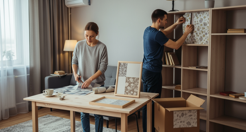 Остатки обоев превращаю в такие полезные вещи для дома, что друзья начали копить свои обрезки