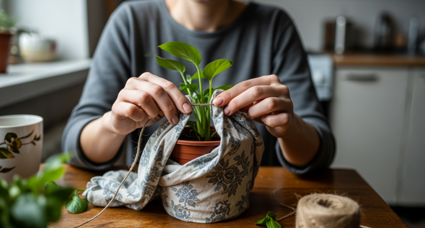 Старое постельное белье превращается в полезные вещи для дома за 10 минут без иголки и ниток