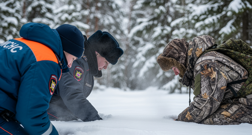 58-летний охотник найден мертвым через 6 дней: рядом звериные следы