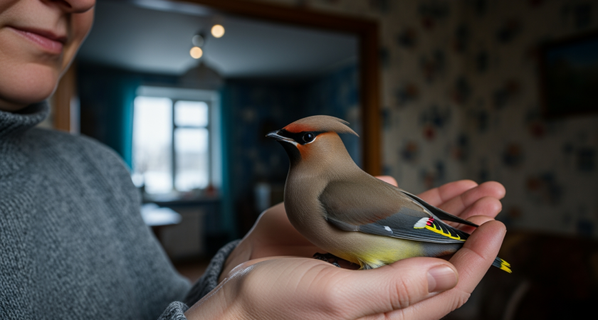 Свиристели «пьянеют» зимой не от ягод, а от холодового обморока
