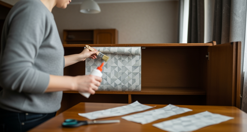 Соседка выбросила рулоны обоев после ремонта а я сделала из них стильный декор за один вечер