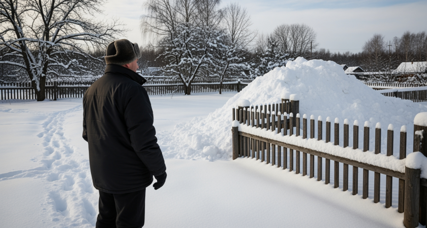 Соседи могут заставить дачников вернуть сугробы обратно через суд