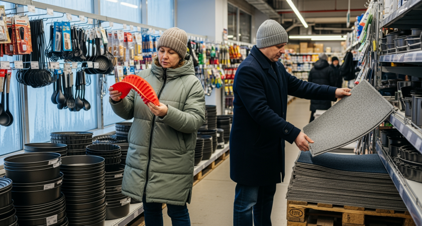 Светофор снова радует: домашний уют за копейки с новыми ковриками и формами для выпечки