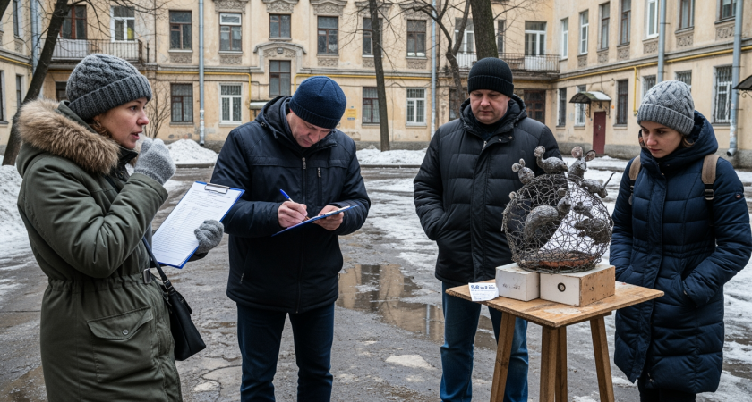 Петербургские художники сняли крыс на фоне жалоб чиновникам