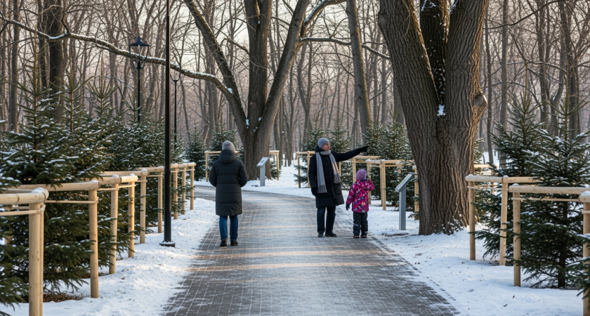 Активисты подарили барнаульскому парку 55 редких деревьев