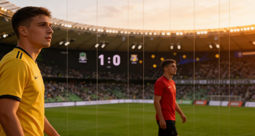 Сперцян сам заработал и реализовал пенальти на 8-й минуте