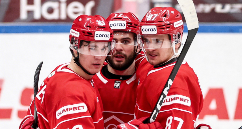 Спартак разгромил Барыс 5:3 и оформил третью победу подряд