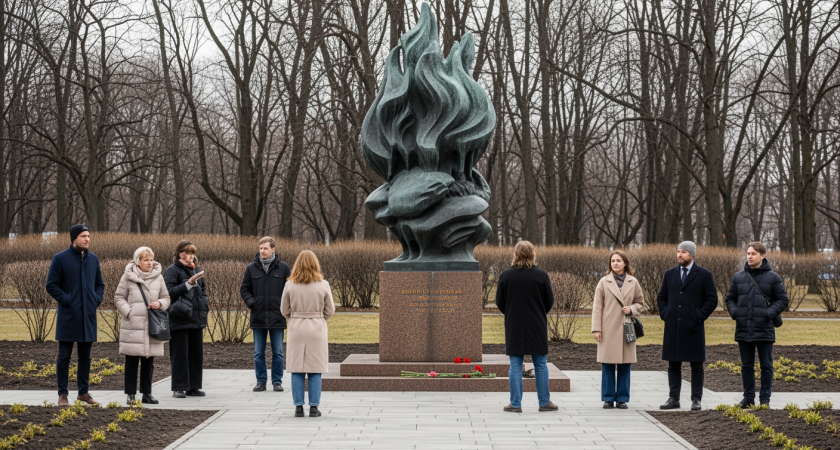 В Петербурге открыли памятник врачам и пациентам, погибшим от COVID-19