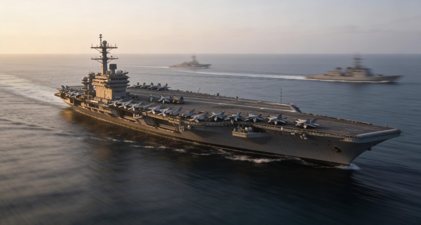 Американский авианосец «Авраам Линкольн» экстренно покинул воды у Ирана