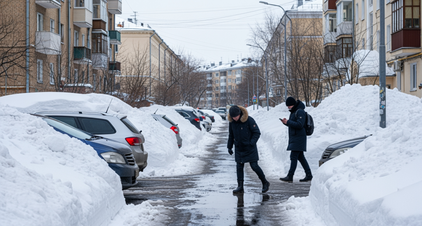 69-сантиметровые сугробы в Москве стали девятым рекордом года
