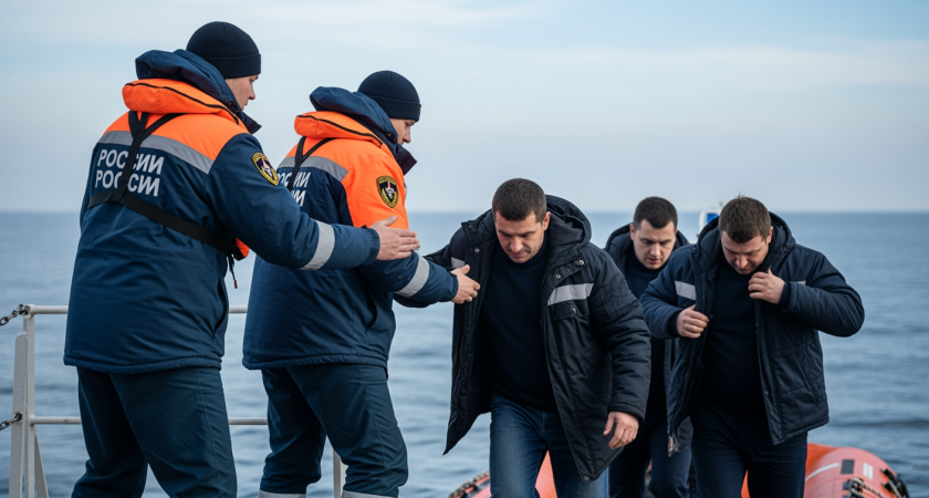 Пробоина в борту: опубликованы кадры атакованного украинскими дронами российского газовоза