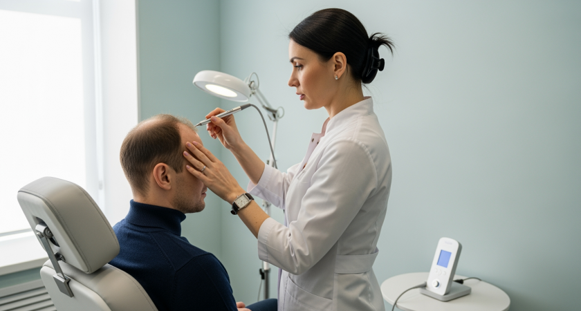 Фольга выпала вместе с волосами: Гоген Солнцев остался лысым после салона