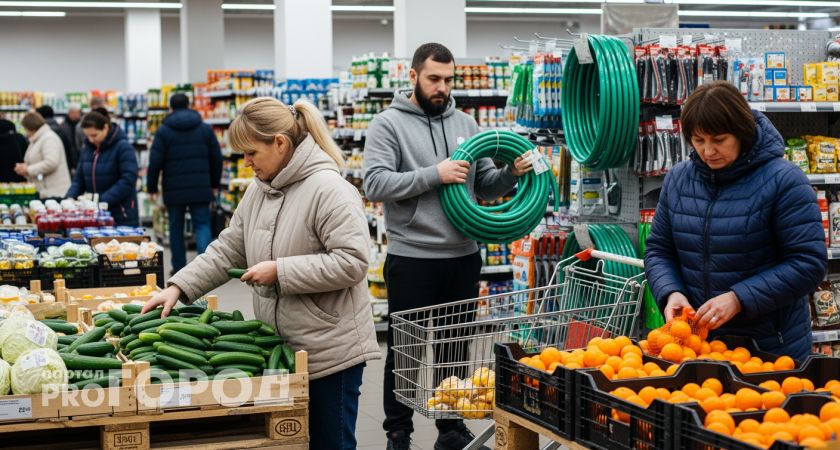 Светофор снова удивил ценами: покупатели сметают огурцы за 99 и мандарины за 89 рублей с полок