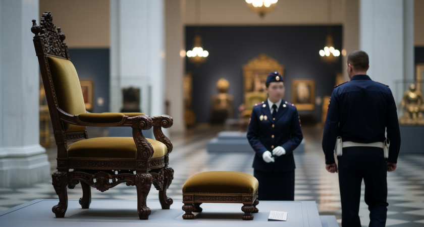 Посетитель Эрмитажа заплатит 847 тысяч за минуту на троне Павла I