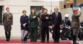 Елена Зеленская стояла под дождём во время официальной встречи в Вене